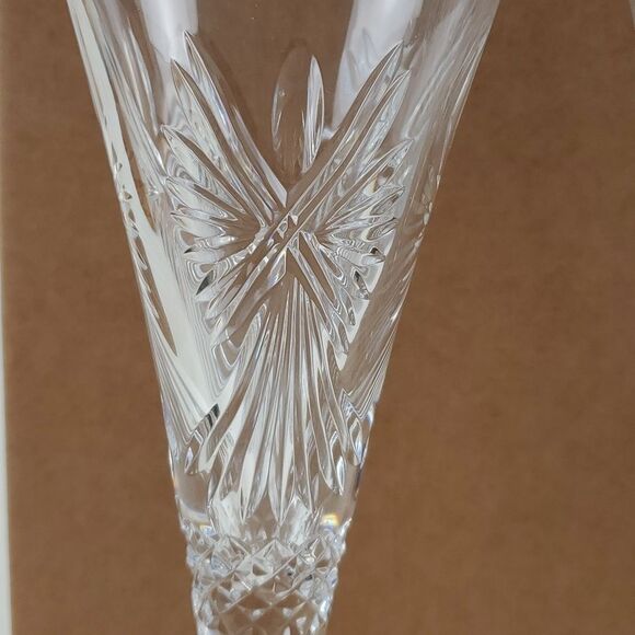 WATERFORD Crystal Times Square 2009 Joy Champagne  Flutes Set of 2 - Picture 3 of 9